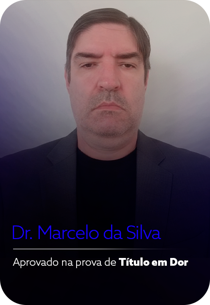 Card de aprovação de Dr. Marcelo da Silva em Título em Dor